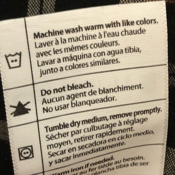 Carhartt Men's Relaxed Fit Button-up Shirt, Black/Orange/Cream Plaid Size M - Picture 6 of 9